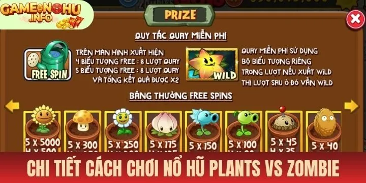 Bật mí cách tham gia Nổ hũ Plants vs Zombie