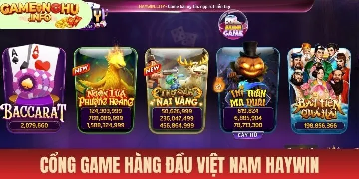 Haywin cổng game hàng đầu xứng đáng lựa chọn
