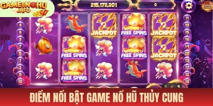 Game nổ hũ Thủy Cung với đặc điểm nổi bật