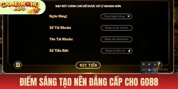 Điểm sáng giúp Go88 trở nên nổi bật so với thị trường