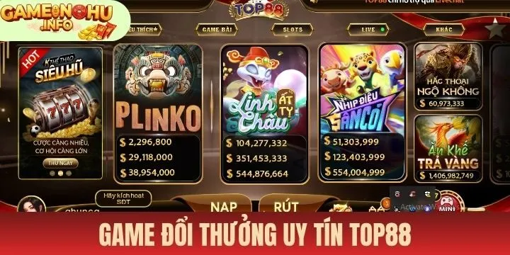 Top88 luôn gây ấn tượng nhờ sự vượt trội