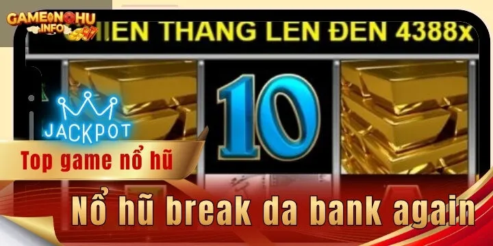 Nổ hũ break da bank again - Chiến thuật bài bản thắng khủng