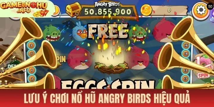 Cần chú ý những gì khi tham gia nổ hũ Angry birds