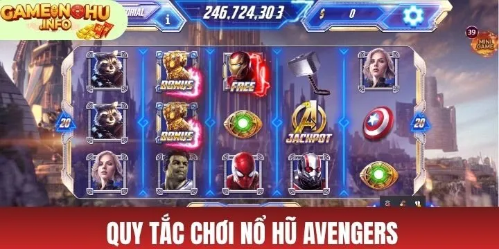 Cách vận hành Wild trong nổ hũ Avengers có sự khác biệt