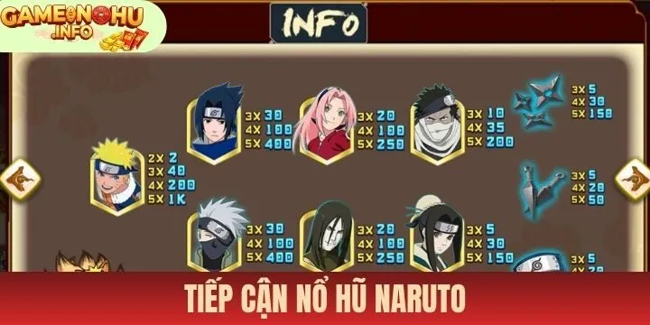 Cách chơi Nổ hũ Naruto từ a đến z cần phải biết