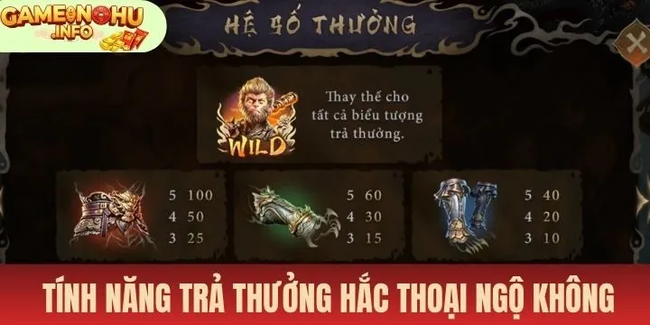 Khía cạnh nổi bật cần quan tâm trong Nổ hũ Hắc thoại ngộ không